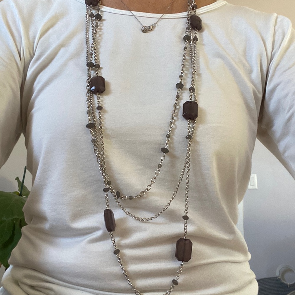 Silver necklace - Picture 1 of 3